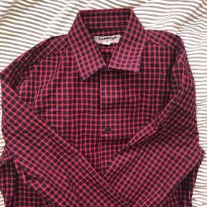 Mens Plaid button up
